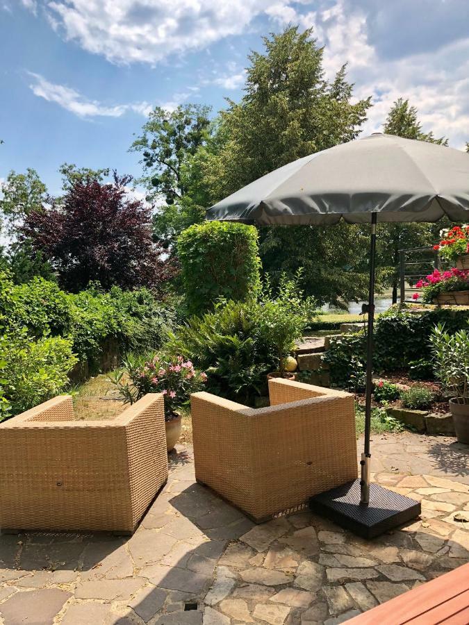 Ferienwohnung Am Wasser Villa Graf Von Pfeil Dresda Esterno foto